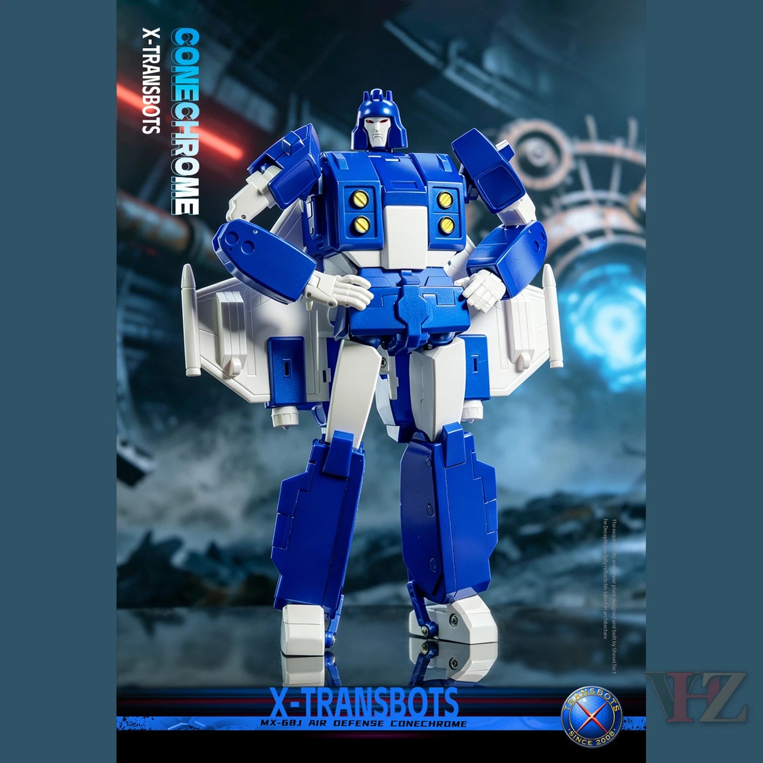 XTransbots MX-68J Conechrome Slugslinger & Firehole Caliburst Slugslinger action figure front view