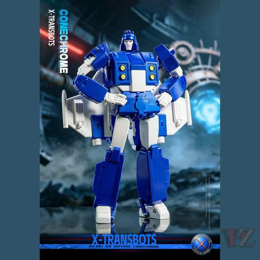 XTransbots MX-68J Conechrome Slugslinger & Firehole Caliburst Slugslinger action figure front view