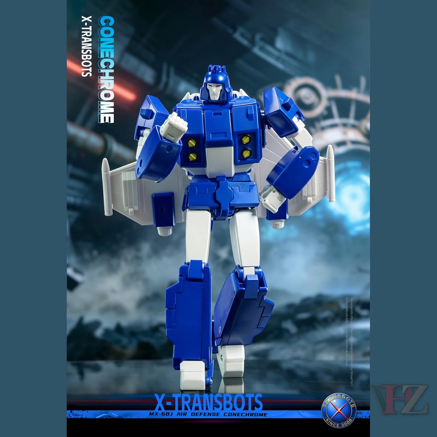 XTransbots MX-68J Conechrome Slugslinger & Firehole Caliburst Slugslinger action figure front view