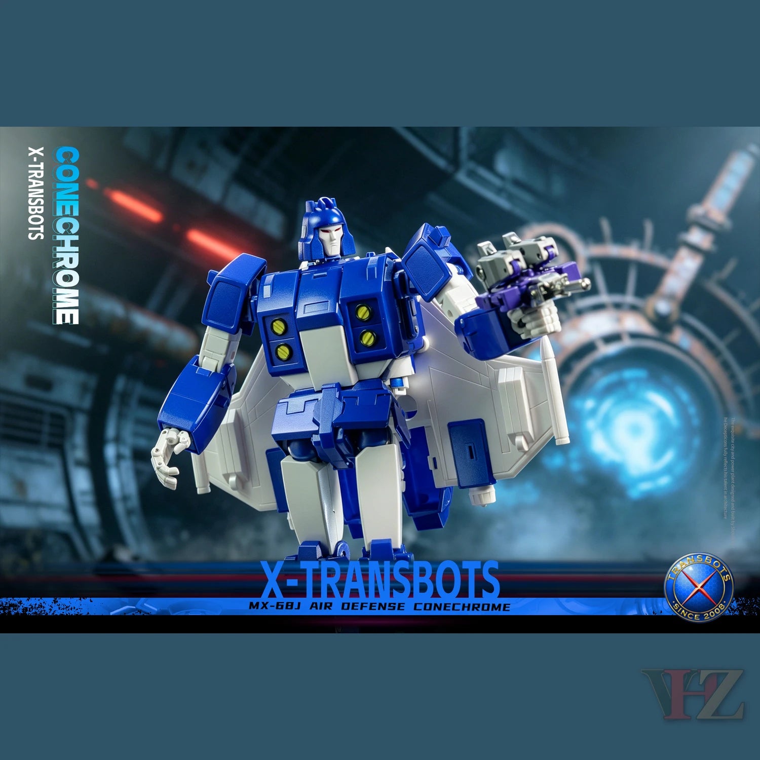 Weapons and accessories included with XTransbots MX-68J Conechrome Slugslinger & Firehole Caliburst