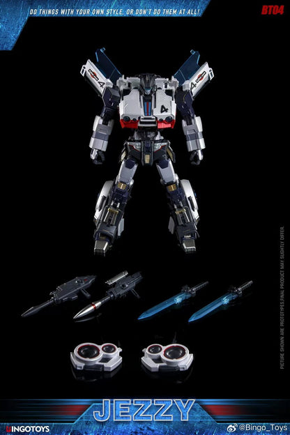 BingoToys BT-07 Super Soldier Jezzy Jazz robot & accessories set - premium collectible
