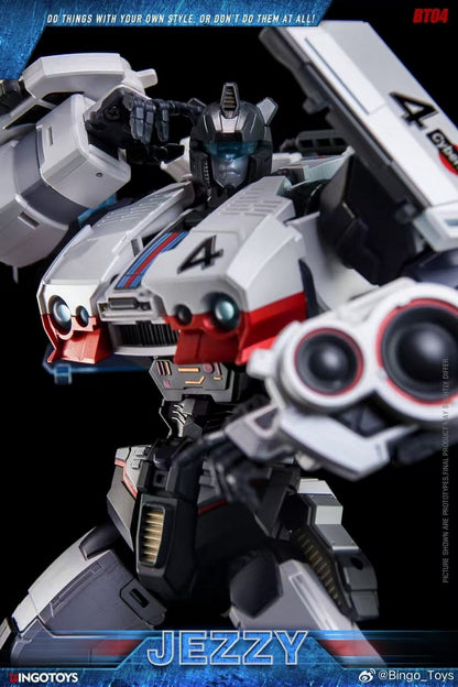 Vilo Hobby Zone BingoToys BT-07 Super Soldier Jezzy Jazz close-up head with cannon