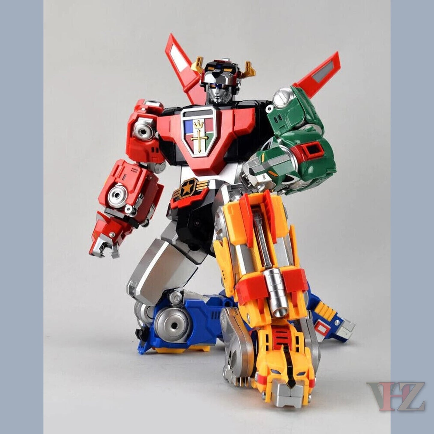 Red/black Voltron action figure with shield emblem - Vilo Hobby Zone