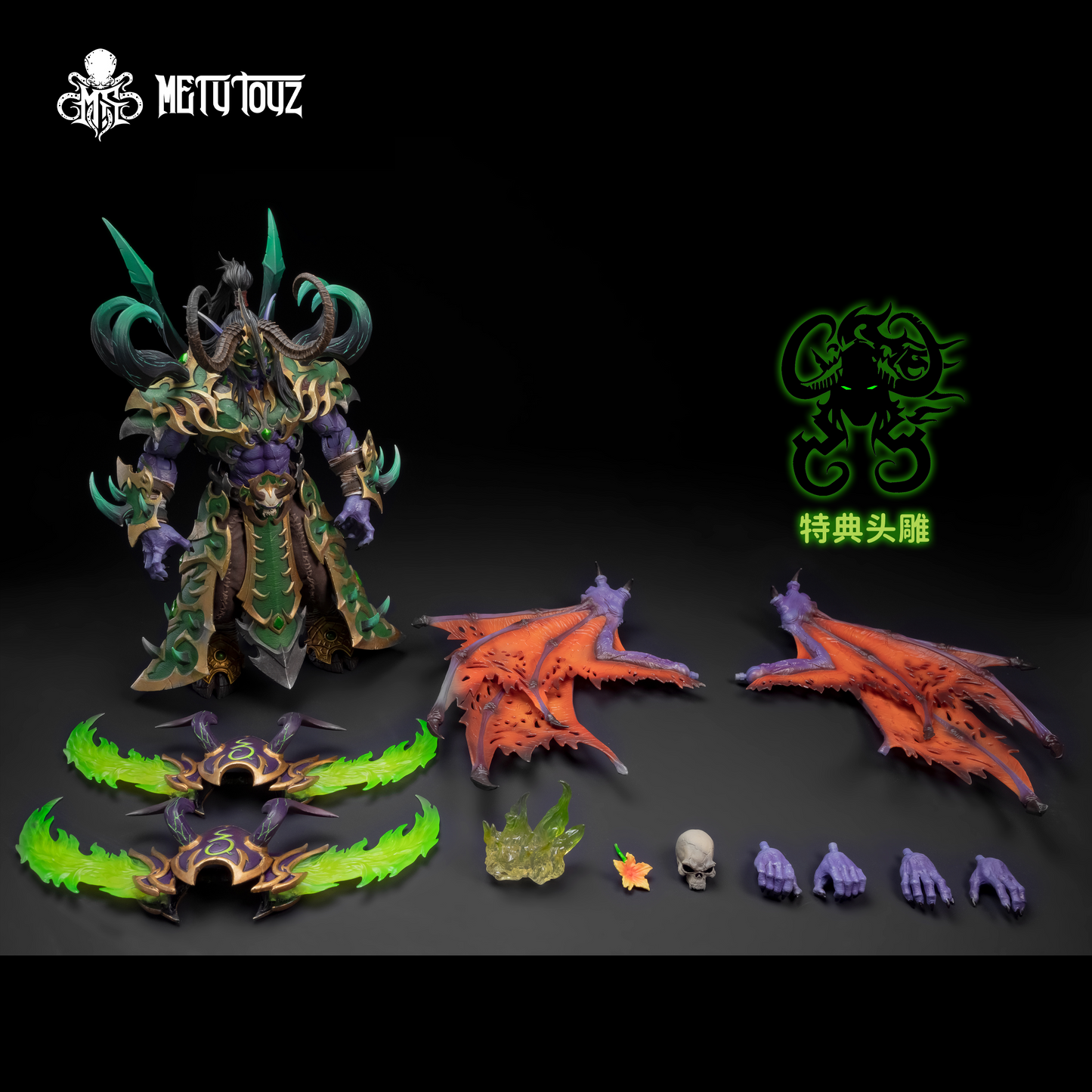Metytoyz Demon Hunter Imperial Armor Illidan Stormrage WF2025 Limited Edition