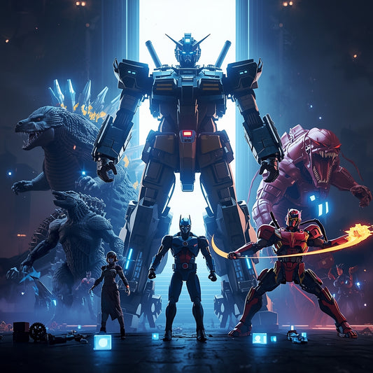 Rare mecha & monster action figures at Vilo Hobby Zone - premium collectible display