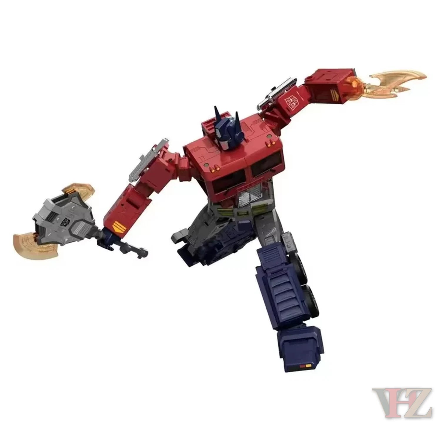 Weapons and accessories included with Takara Tomy Optimus Prime Style Gen
