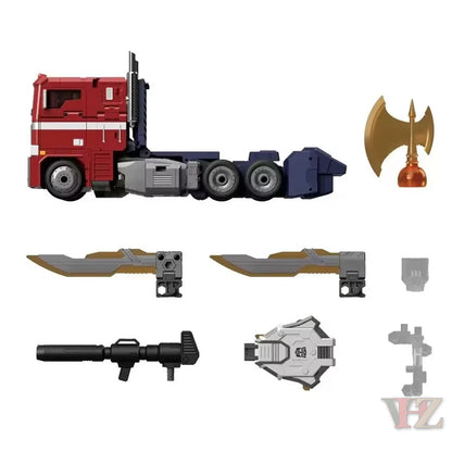 Weapons and accessories included with Takara Tomy Optimus Prime Style Gen