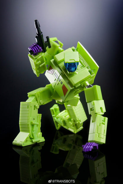 Vilo Hobby Zone - Bright green mecha action figure X-Transbots MX-45 Razor Bonecrusher